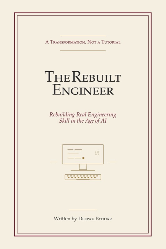 The Rebuilt Engineer by Deepak Patidar — front cover